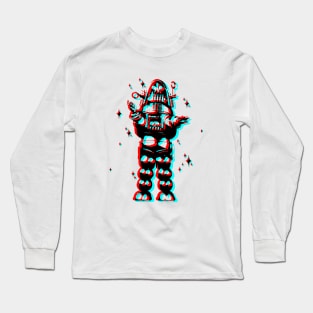 Retro 3D Glasses Style - Robby the Robot 2.0 Long Sleeve T-Shirt